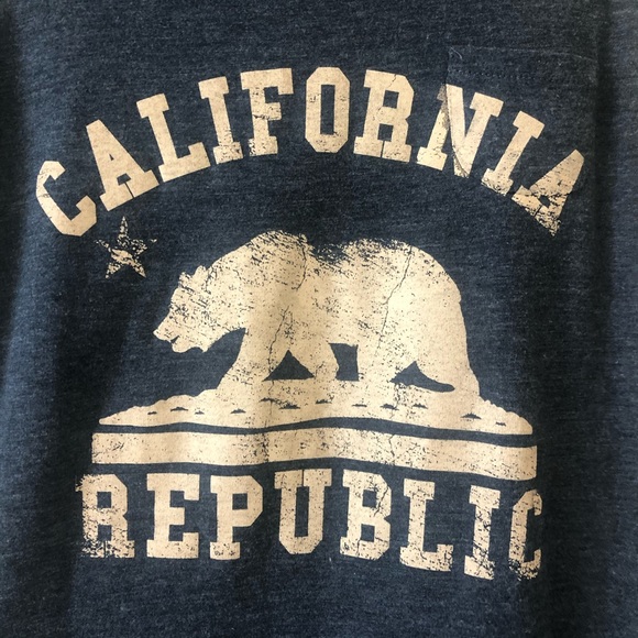 Navy Vintage California Tank Top - Picture 2 of 6